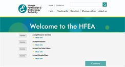 Desktop Screenshot of hfea.gov.uk